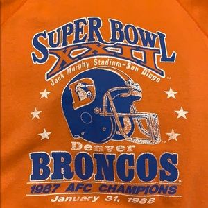 Vintage Broncos Super Bowl Sweat Shirt